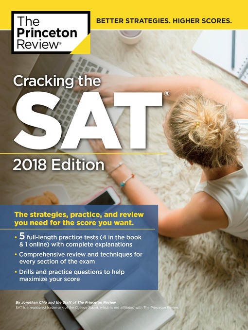 Title details for Cracking the SAT with 5 Practice Tests, 2018 Edition by Princeton Review - Available